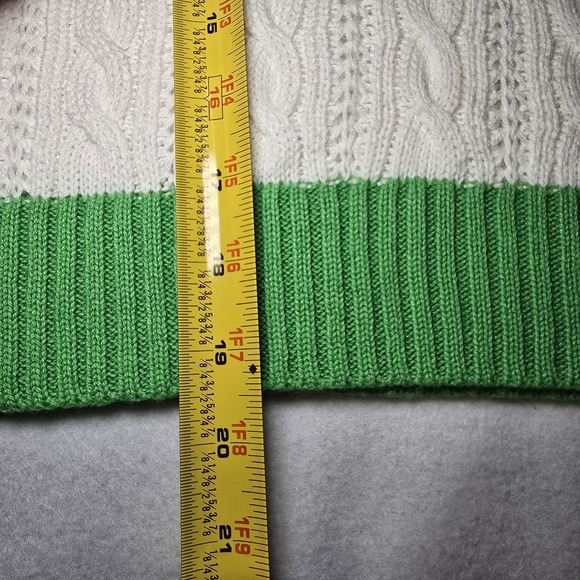 Forever 21 Women's Preppy Academia Varsity Cable Knit V-Neck Sweater Vest XS - Picture 6 of 6